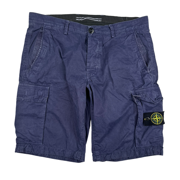 Stone Island 2013 Navy Cargo Shorts - 34"
