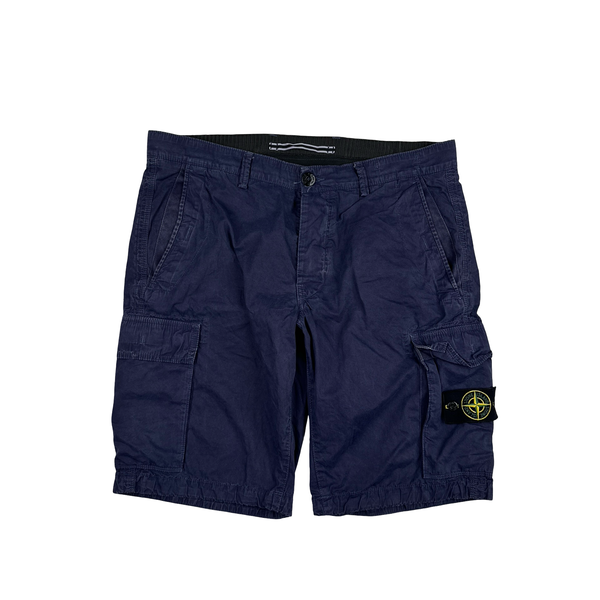 Stone Island 2013 Navy Cargo Shorts - 34"