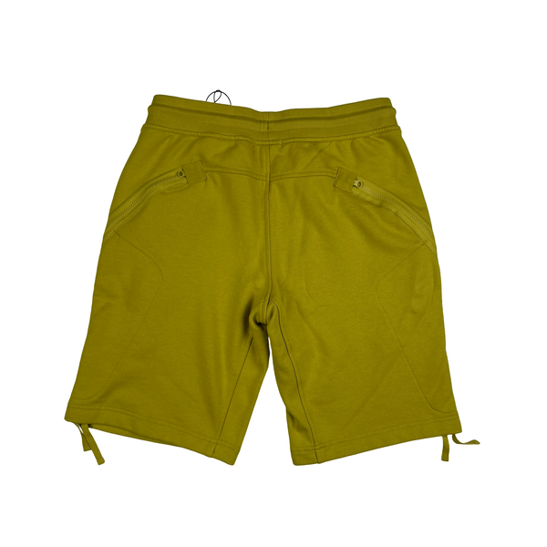 CP Company Green Resist Dyed Cotton Lens Viewer Shorts - Small