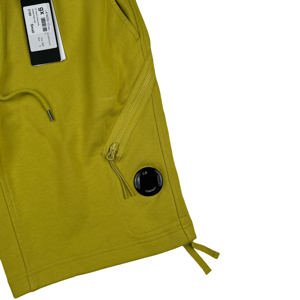 CP Company Green Resist Dyed Cotton Lens Viewer Shorts - Small