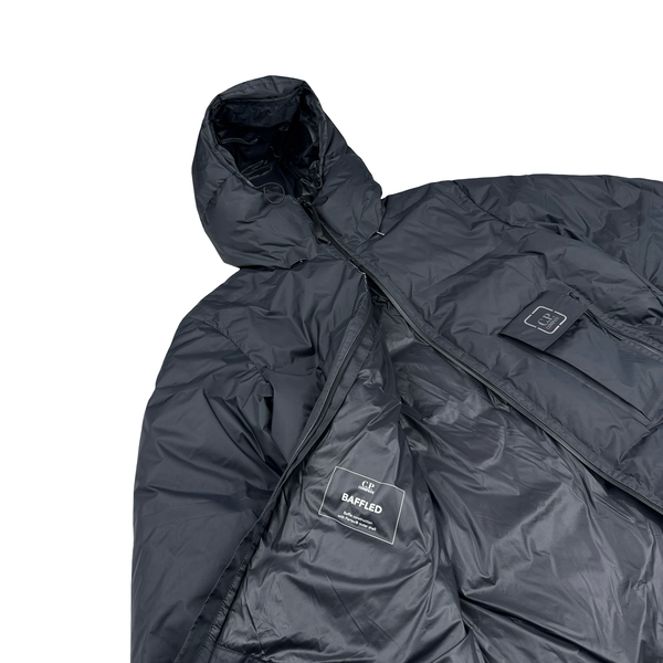 CP Company Metropolis Black Baffled Primaloft Down Filled Jacket - Large