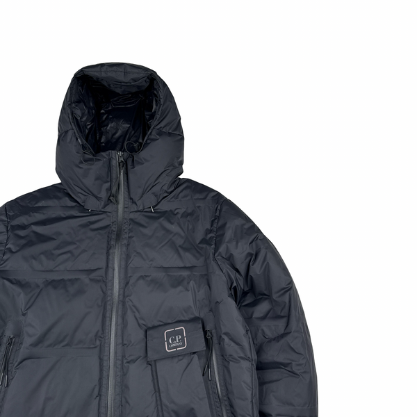 CP Company Metropolis Black Baffled Primaloft Down Filled Jacket - Large