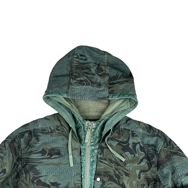 Stone Island 2022 Shadow Project Printed Linen Codura-TC Jacket - XL