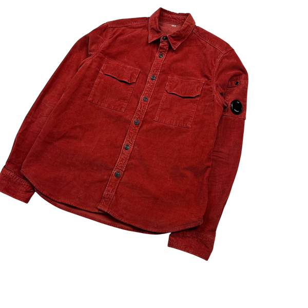 CP Company Red Corduroy Shirt - Medium