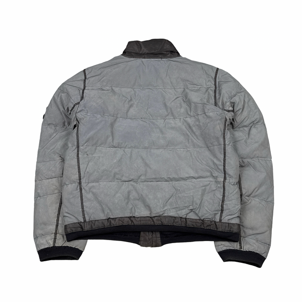 Stone Island Liquid Reflective Bomber Jacket - Large