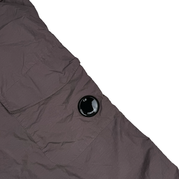 CP Company Flatt Nylon Mauve Relaxed / Loose Fit Cargo Trousers - Large