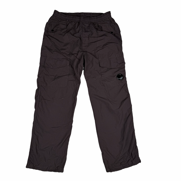 CP Company Flatt Nylon Mauve Relaxed / Loose Fit Cargo Trousers - Large