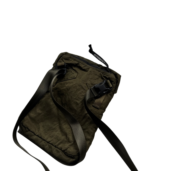 CP Company Khaki Nylon Side Bag