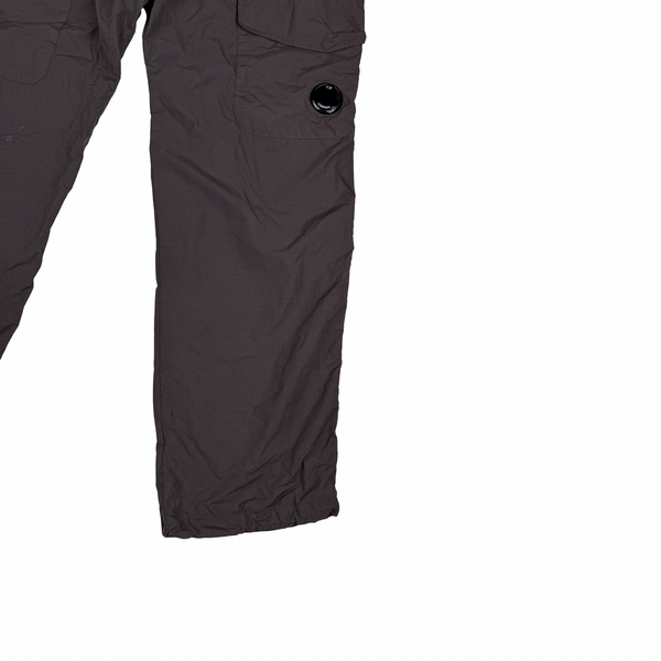 CP Company Flatt Nylon Mauve Relaxed / Loose Fit Cargo Trousers - Large