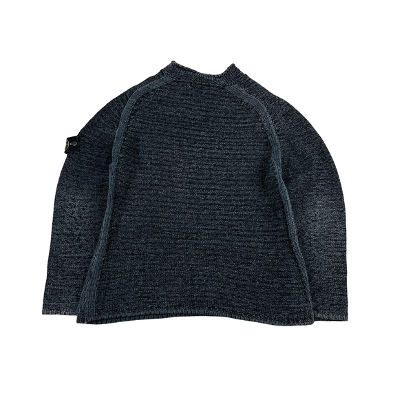 Stone Island Vintage 2000 Thick Wool Blend Pullover Knit - XL