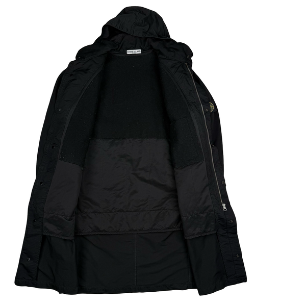 Stone Island 2008 Black David TC Lined Parka Jacket - XL