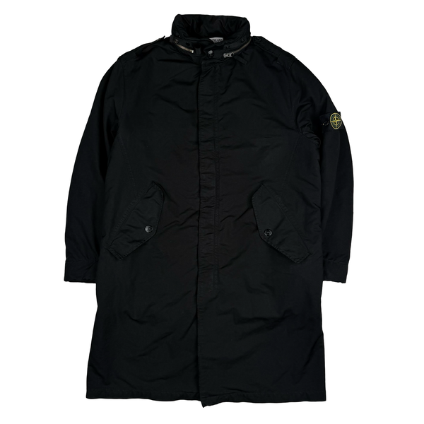 Stone Island 2008 Black David TC Lined Parka Jacket - XL
