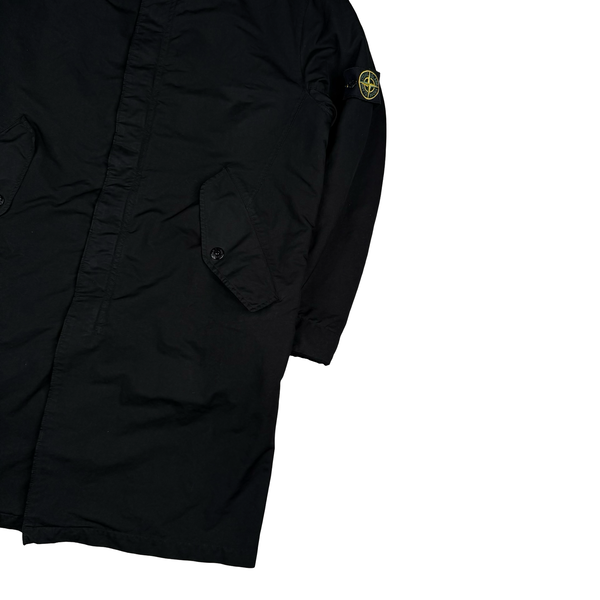 Stone Island 2008 Black David TC Lined Parka Jacket - XL