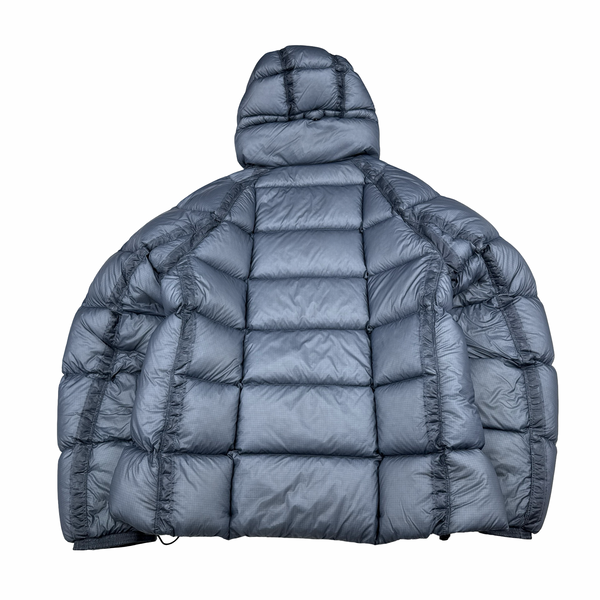 CP Company Silver Down Filled DD Shell Lens Viewer Puffer Jacket - XXL