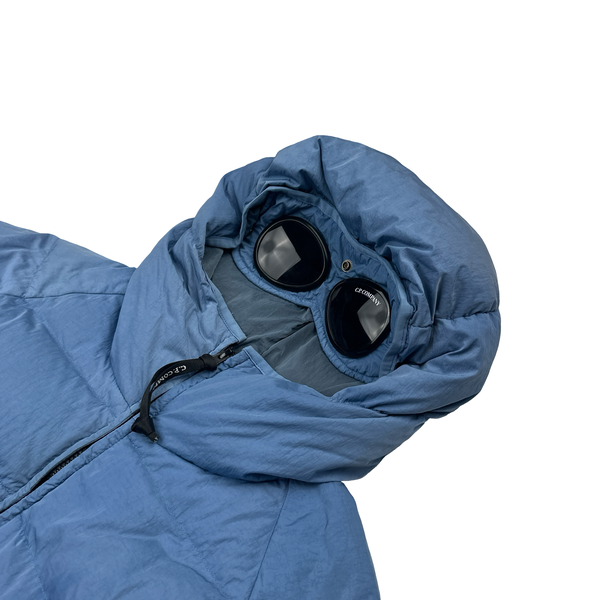 CP Company Baby Blue ECO CHROME-R Down Filled Puffer Jacket - Large