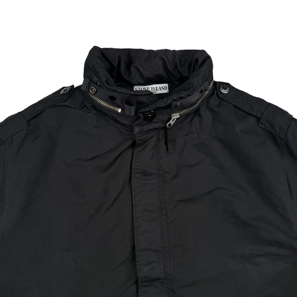 Stone Island 2008 Black David TC Lined Parka Jacket - XL