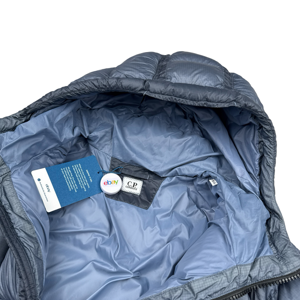 CP Company Silver Down Filled DD Shell Lens Viewer Puffer Jacket - XXL