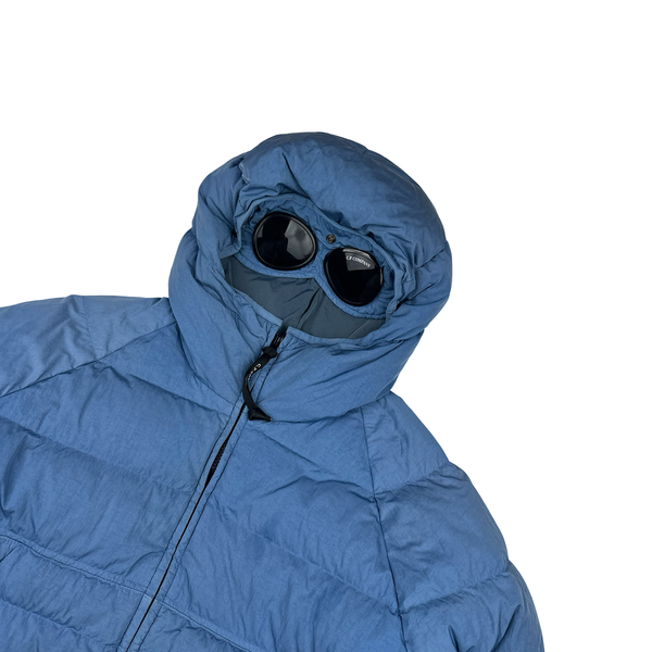 CP Company Baby Blue ECO CHROME-R Down Filled Puffer Jacket - Large