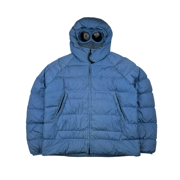CP Company Baby Blue ECO CHROME-R Down Filled Puffer Jacket - Large
