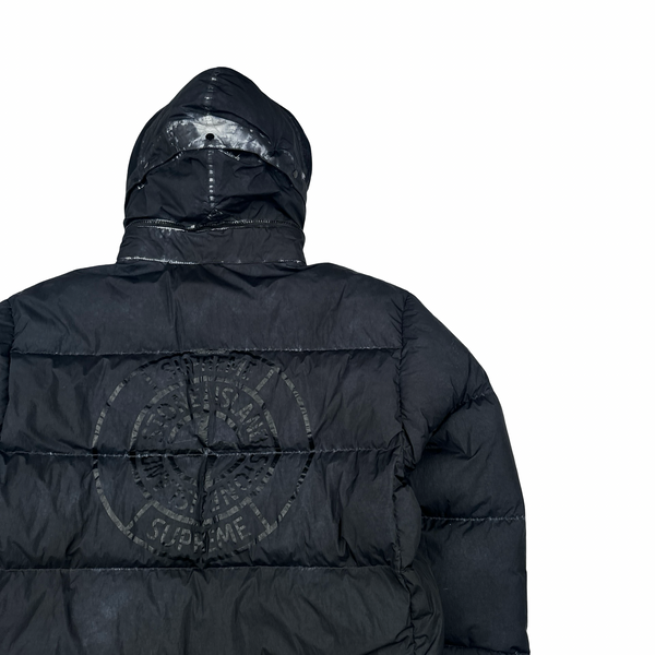 Stone Island x Supreme Paintball Camo Crinkle Reps Puffer Jacket - Small