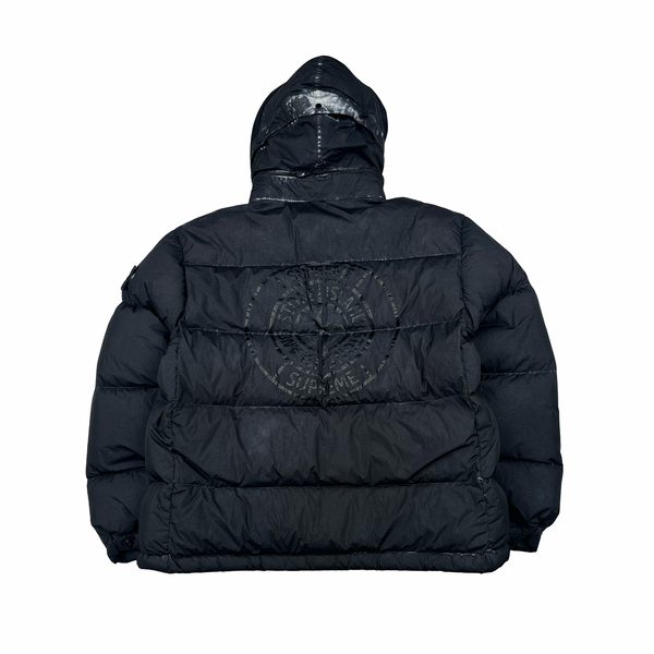 Stone Island x Supreme Paintball Camo Crinkle Reps Puffer Jacket - Small