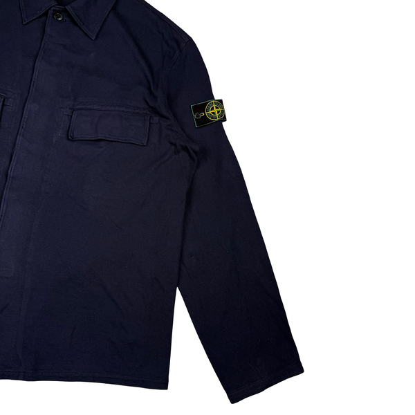 Stone Island 1998 Navy Cotton Overshirt - XL