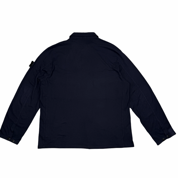 Stone Island 1998 Navy Cotton Overshirt - XL