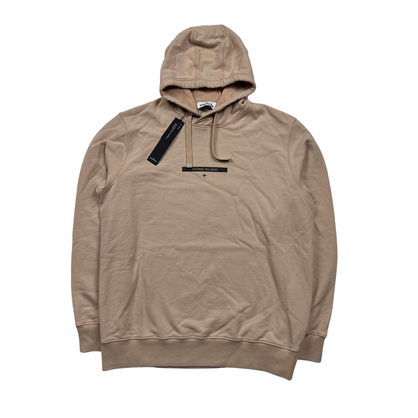 Stone Island 2021 Rose Quartz Spellout Pullover Hoodie XXL Mat s Island