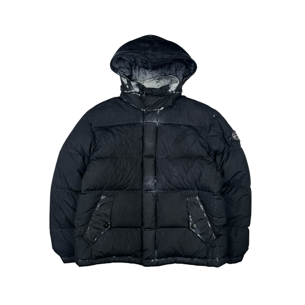 Stone Island x Supreme Paintball Camo Crinkle Reps Puffer Jacket - Small
