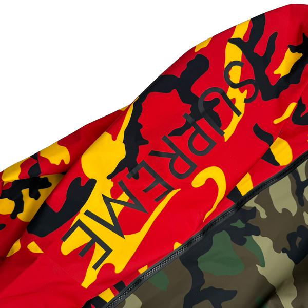 Supreme X North Face Split Camo Spellout Goretex Waterproof Jacket - Large