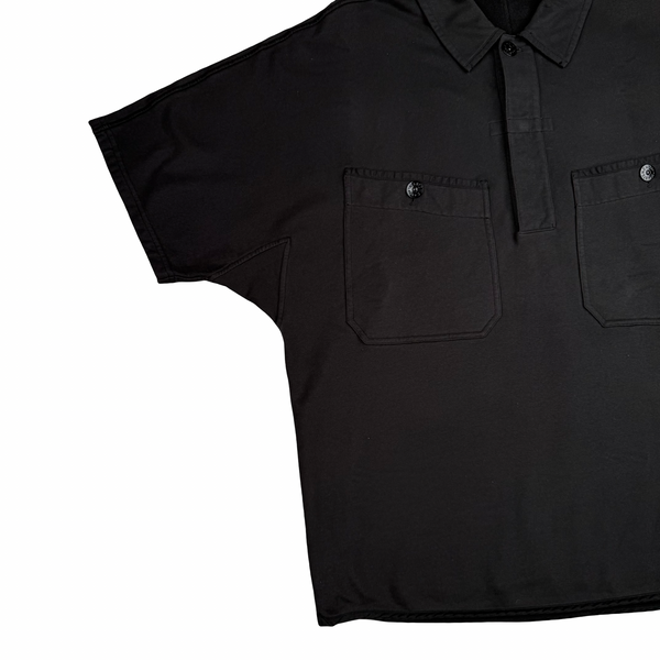Stone Island 2022 Black Polo Shirt - XL