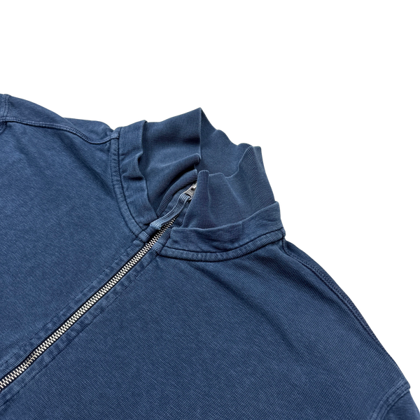 Stone Island Blue 2017 Quarter Zip Pullover Jumper - XXL