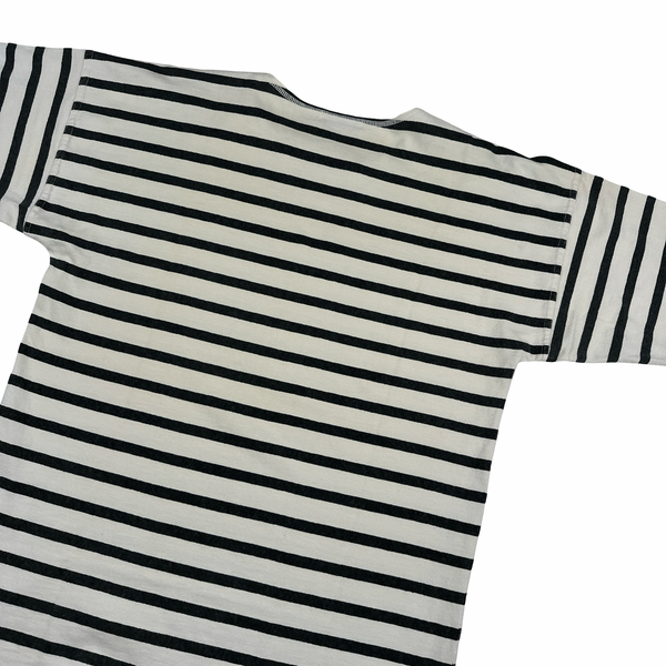 Stone Island Vintage 1990 Cotton Blue Striped T Shirt - Medium