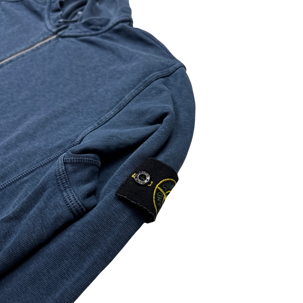 Stone Island Blue 2017 Quarter Zip Pullover Jumper - XXL