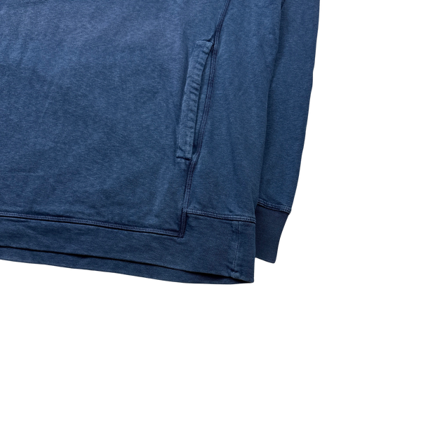 Stone Island Blue 2017 Quarter Zip Pullover Jumper - XXL