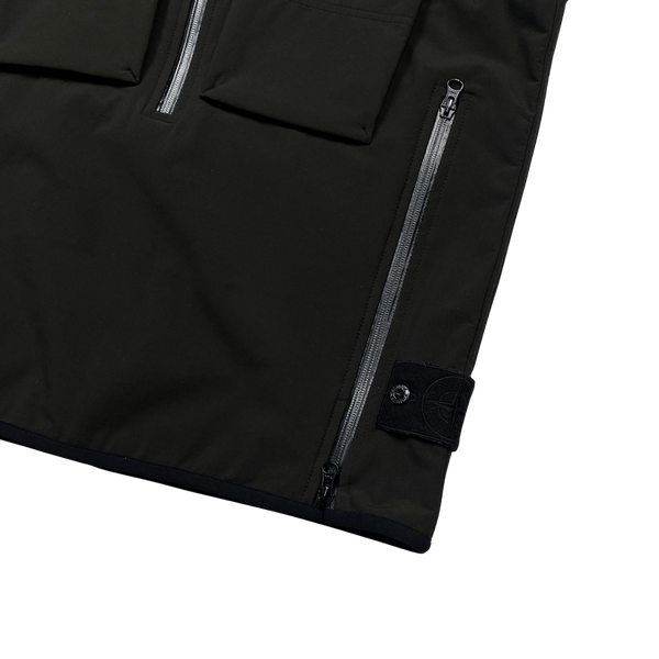 Stone Island Dark Green Ghost Stretch 5L Gilet - Medium