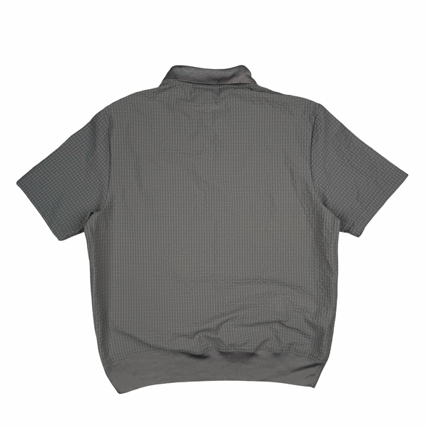 Emporio Armani Textured Seersucker Knit Collar Lux Resort Set - Medium