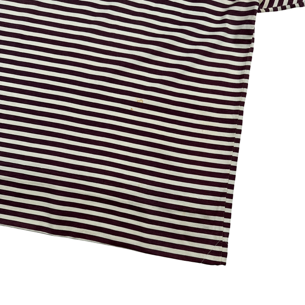 Stone Island Vintage 1987 Cotton Red Striped T Shirt - XL