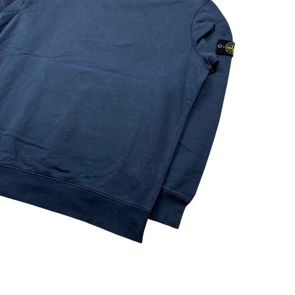 Stone Island 2021 Navy Cotton Crewneck - XXL