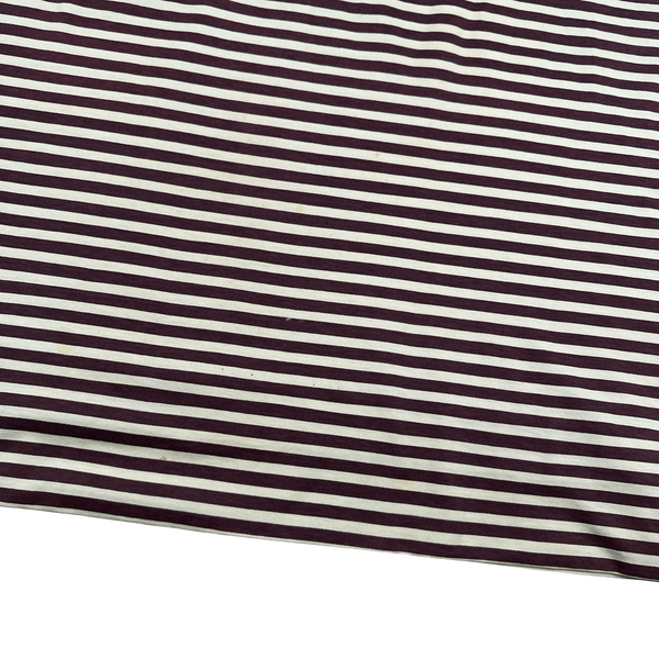 Stone Island Vintage 1987 Cotton Red Striped T Shirt - XL
