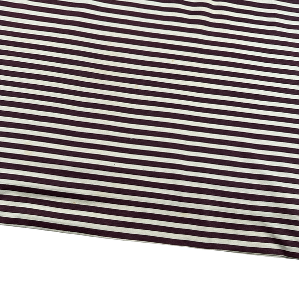 Stone Island Vintage 1987 Cotton Red Striped T Shirt - XL