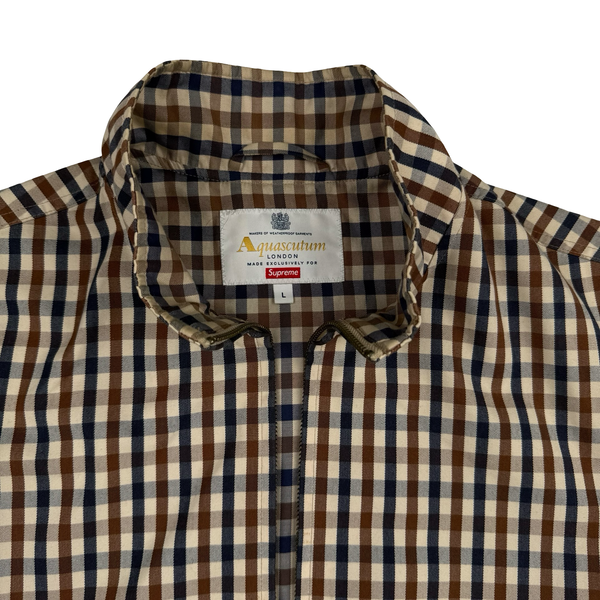 Supreme Aquascutum Check Weatherproof Club Jacket - Large