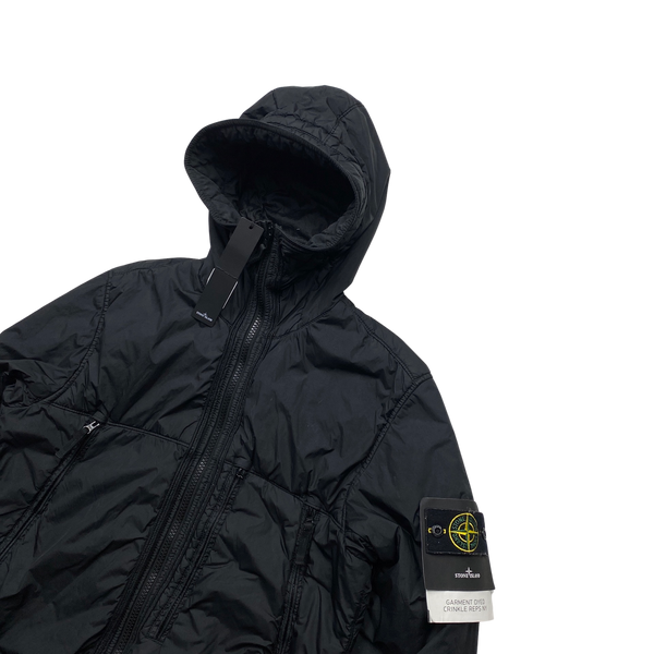 Stone Island Black Crinkle Reps NY Jacket - Large
