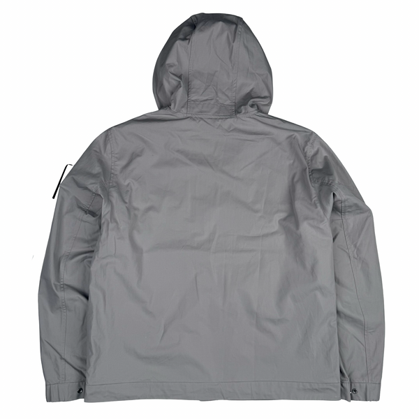 Stone Island Silver 2026 All-Weather Cotton Canvas S.I Ghost Jacket - Large