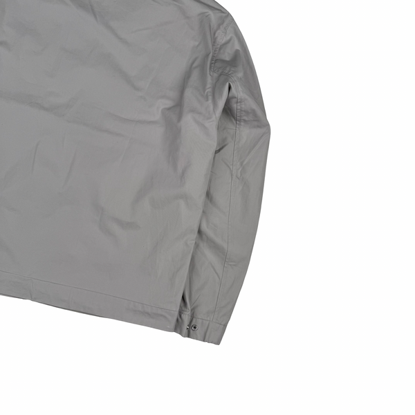 Stone Island Silver 2026 All-Weather Cotton Canvas S.I Ghost Jacket - Large