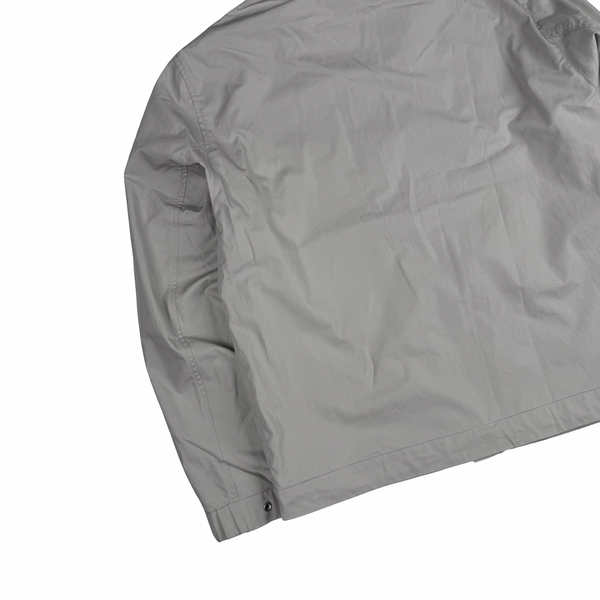 Stone Island Silver 2026 All-Weather Cotton Canvas S.I Ghost Jacket - Large