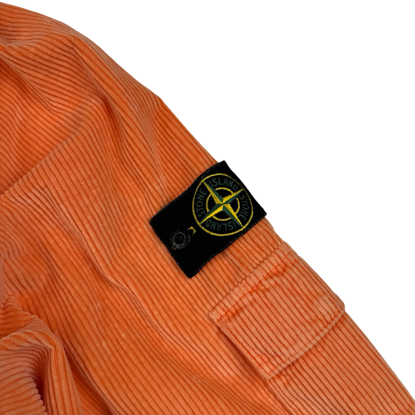 Stone Island x Supreme Orange Corduroy 500 Frost Jacket - Large