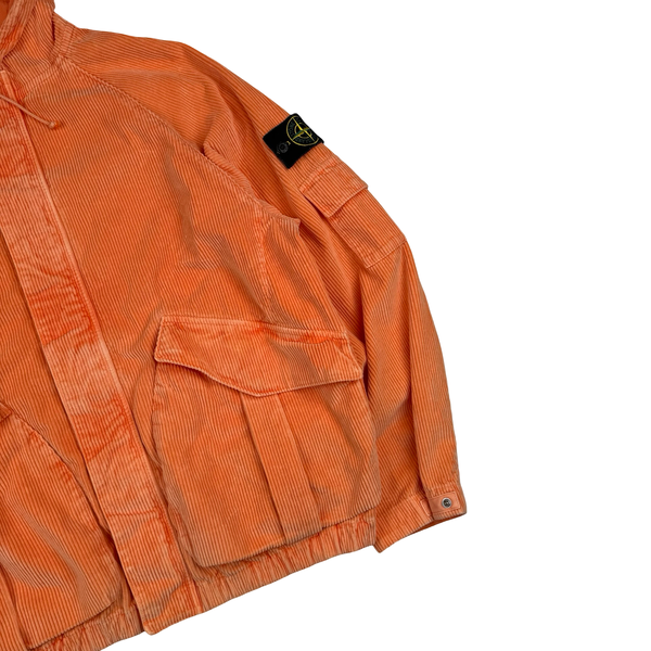 Stone Island x Supreme Orange Corduroy 500 Frost Jacket - Large