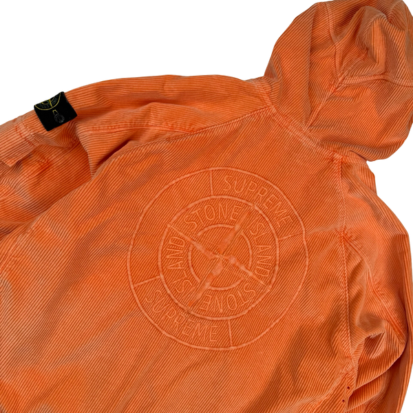 Stone Island x Supreme Orange Corduroy 500 Frost Jacket - Large
