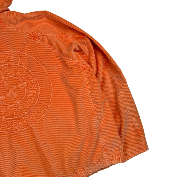 Stone Island x Supreme Orange Corduroy 500 Frost Jacket - Large